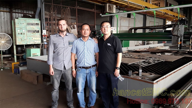 EMC tham gia đào tạo máy cắt CNC Plasma tại Victor Thermal Dynamics
