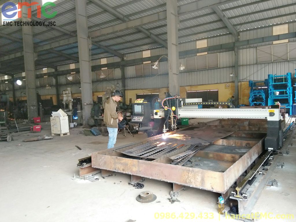 03 Máy cắt CNC Plasma EMC-3000 ở Hưng Yên, Quảng Ninh, Hải Phòng