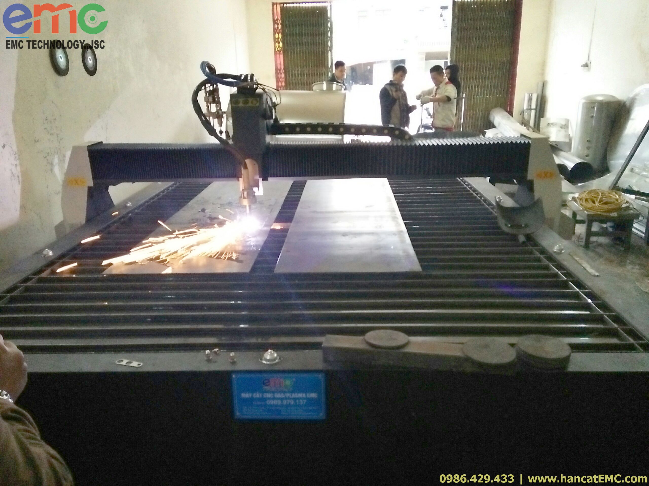 Lắp đặt máy cắt CNC plasma tại Bắc Ninh