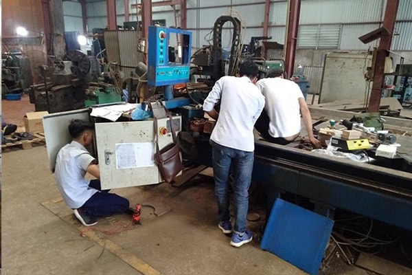 EMC Nâng cấp hệ thống máy cắt plasma bị hỏng nặng