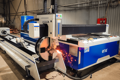 Máy cắt laser hai chức năng cắt tấm và ống
