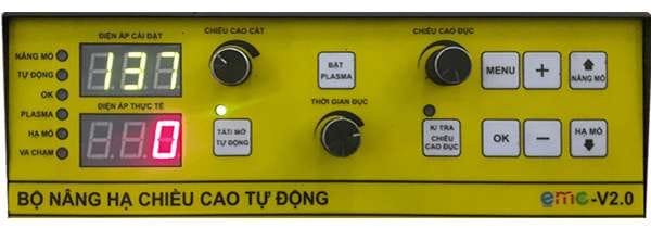 Bộ nâng hạ chiều cao tự động máy cắt hoa văn cnc