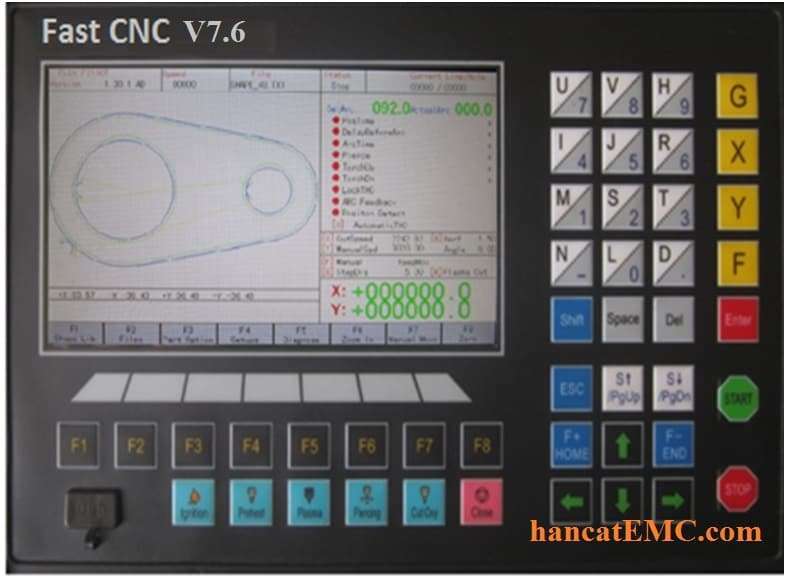 Sản phẩm cắt của máy cắt CNC EMC3375