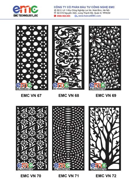 hoa văn vách ngăn cnc đẹp nhất