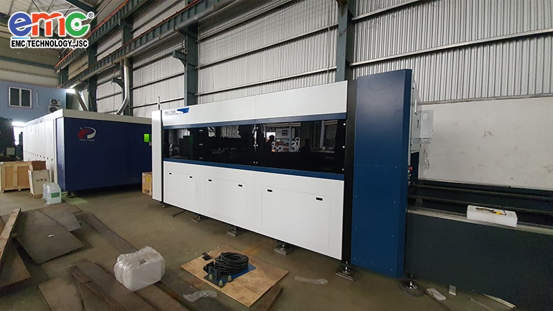 Thạch Thất: máy cắt Laser Fiber 1530DF tại Thép Cường Thành