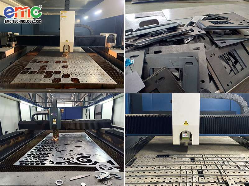 lắp đặt máy cắt laser tại thép cường thành thạch thất