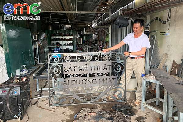 Máy cnc mini Plasma 2 ray EMC-1600 Phú Quốc