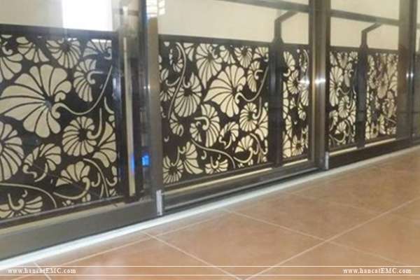 Mẫu lan can cầu thang sắt cnc đẹp 2020