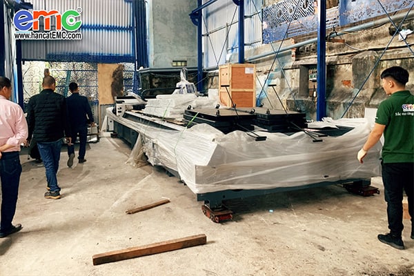Máy cắt laser fiber được lắp đặt tại Công Ty Đại Phát