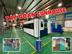 Máy cắt laser fiber tại Tập đoàn Sunhouse