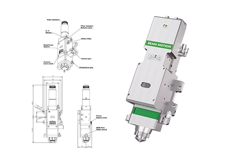 Đầu cắt laser là linh kiện không thể thiếu trong máy cắt laser