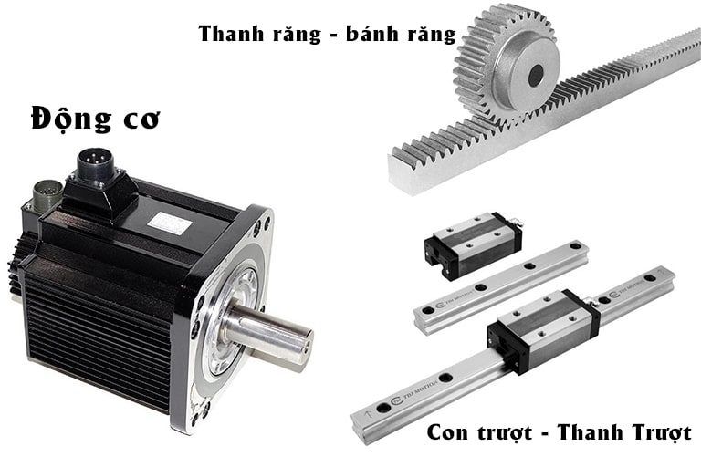 những phụ linh kiện laser - hệ thống truyền động