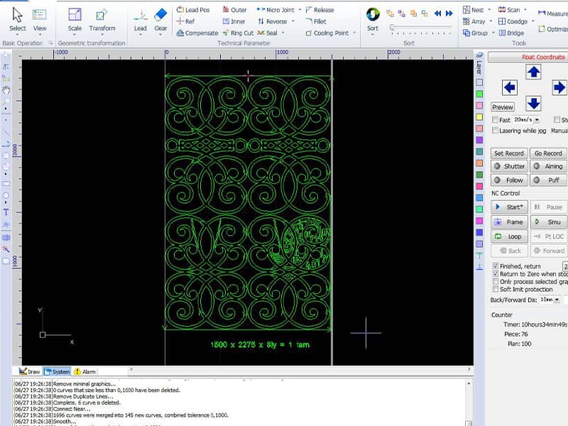 Vận hành máy cắt laser fiber
