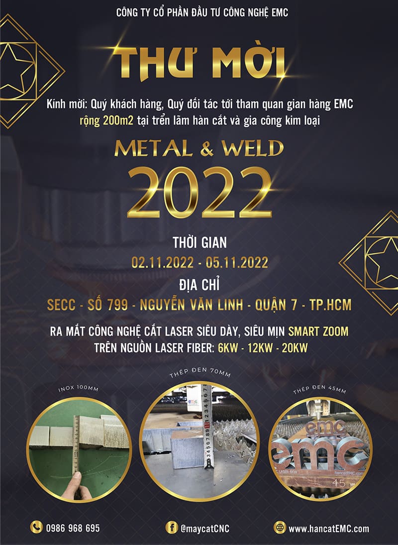 Thơ mời tham dự triển lãm metal weld 2022