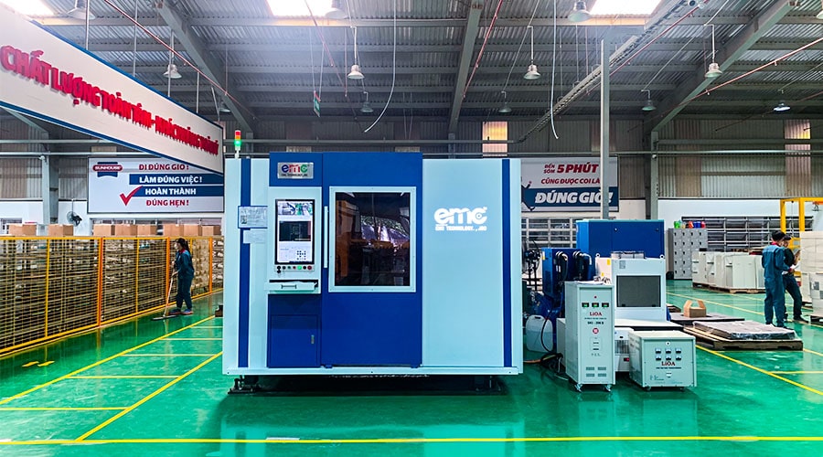 Môi trường làm việc giúp máy laser fiber kim loại hoạt động hiệu quả hơn.