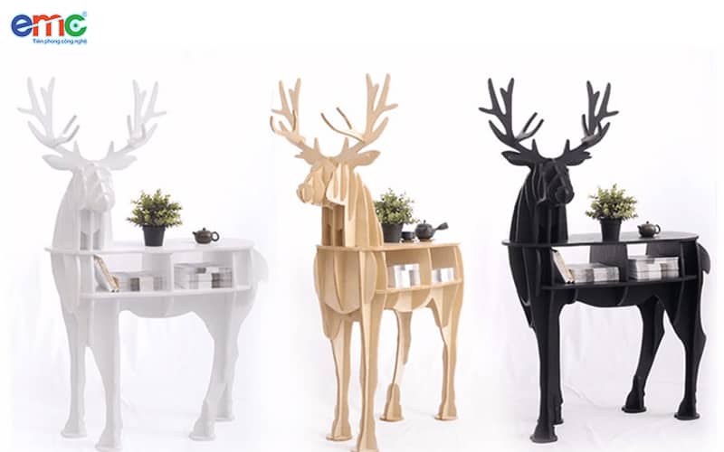 mẫu tuần lộc cnc trang trí noel 