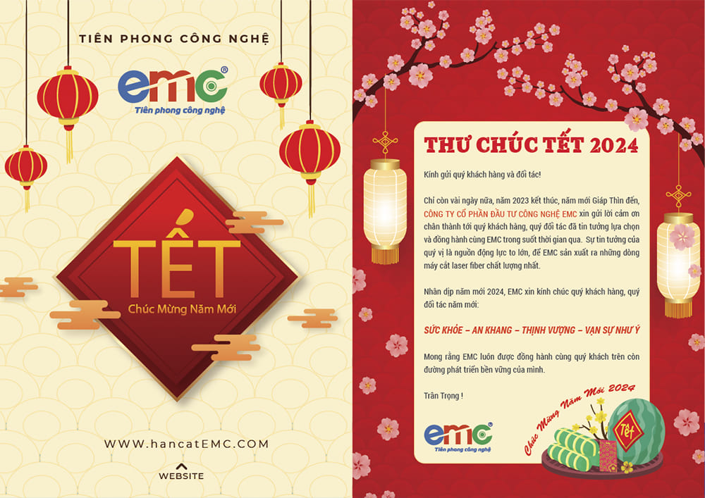 thư chúc tết công ty emc năm 2024 Giáp Thìn