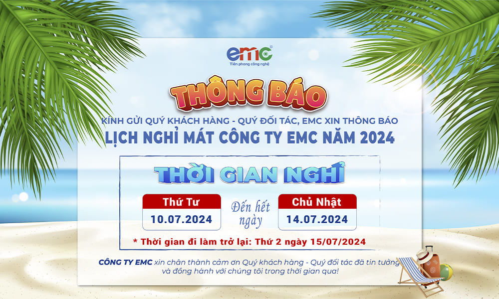 thông báo lịch nghỉ mát công ty năm 2024