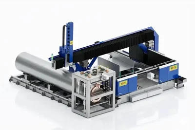Máy cắt Laser Fiber CNC 5in1 EMC-GHO
