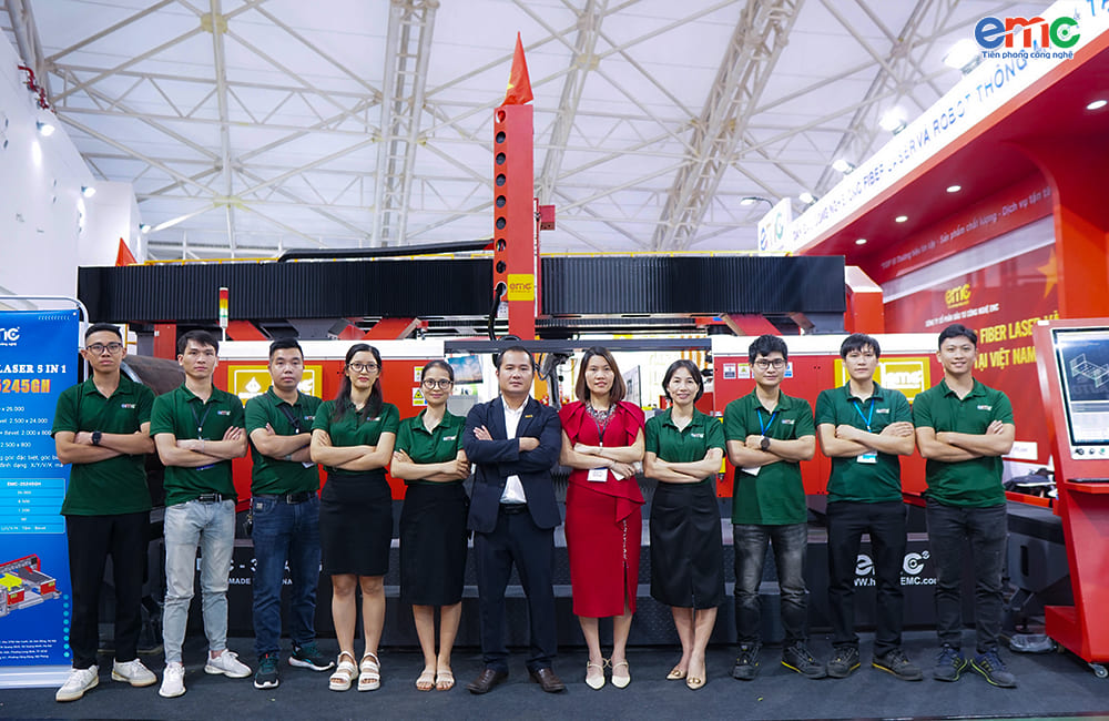 Gian hàng EMC tại trung tâm triển lãm quốc gia