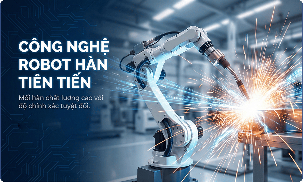 Robot hàn công nghệ tiên tiến