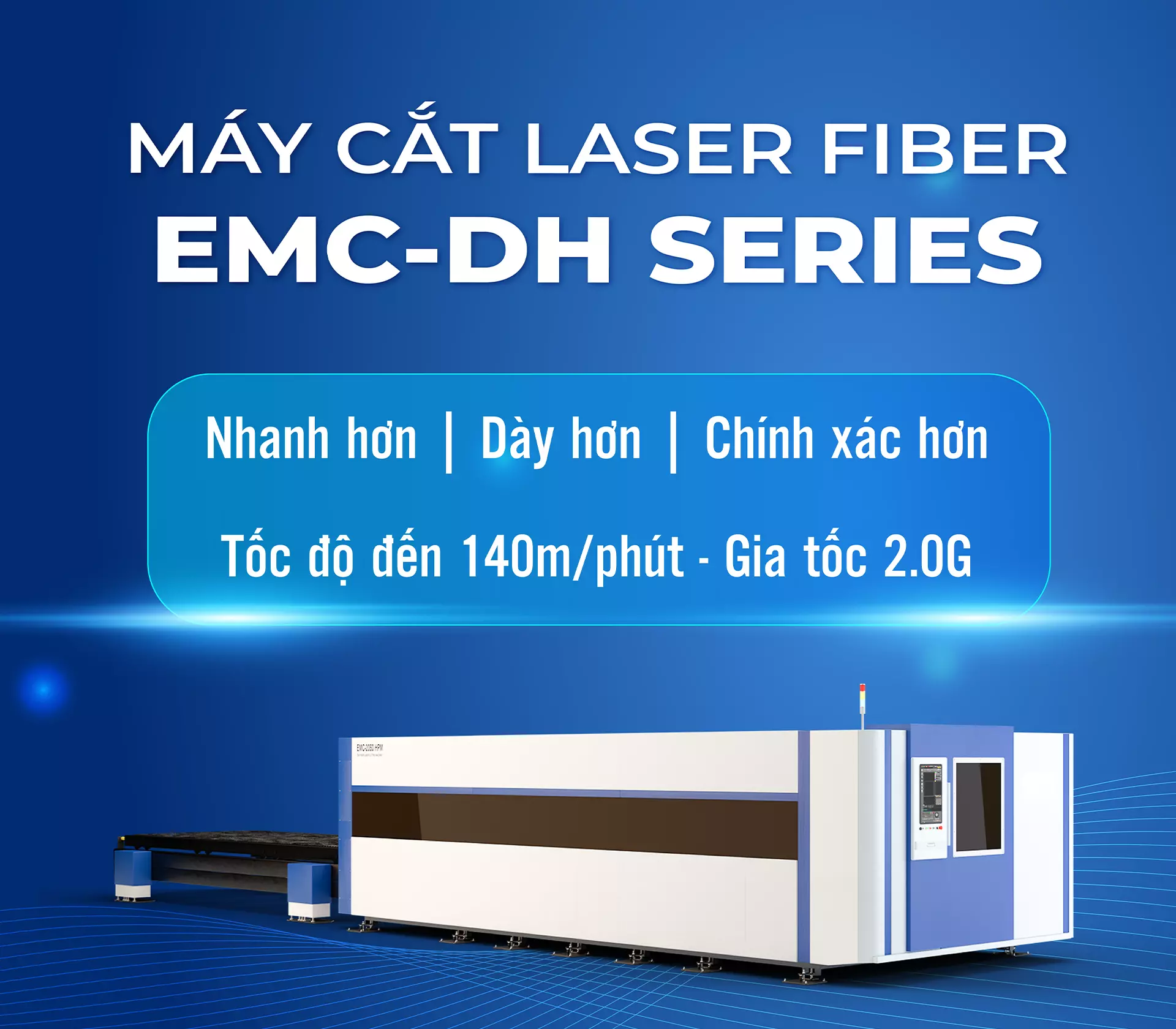 Máy cắt laser EMC bàn chuyển đổi EMC-DH Series