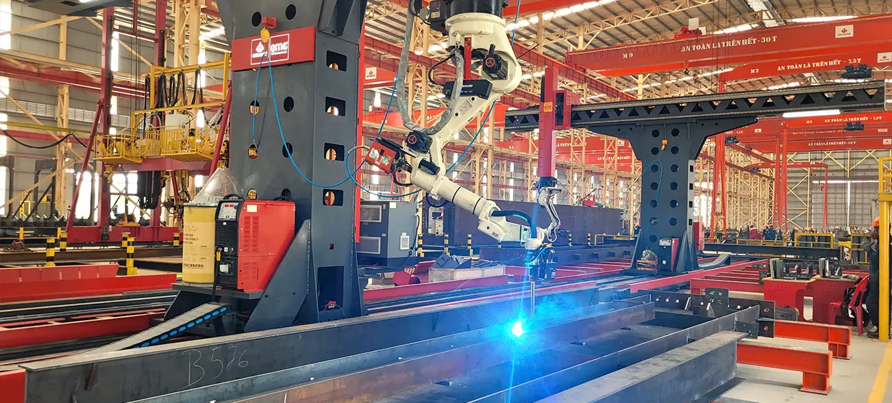 Robot hàn công nghiệp thông minh EMC