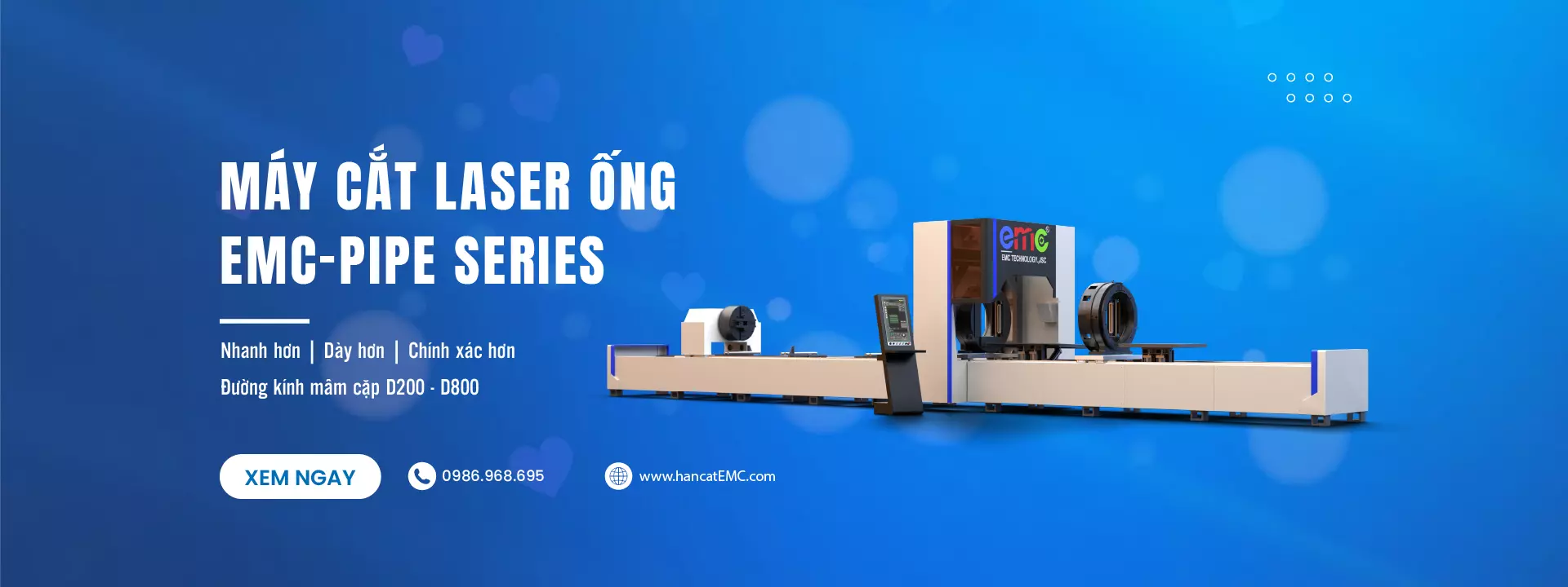 Máy cắt laser ống EMC-Pipe Series