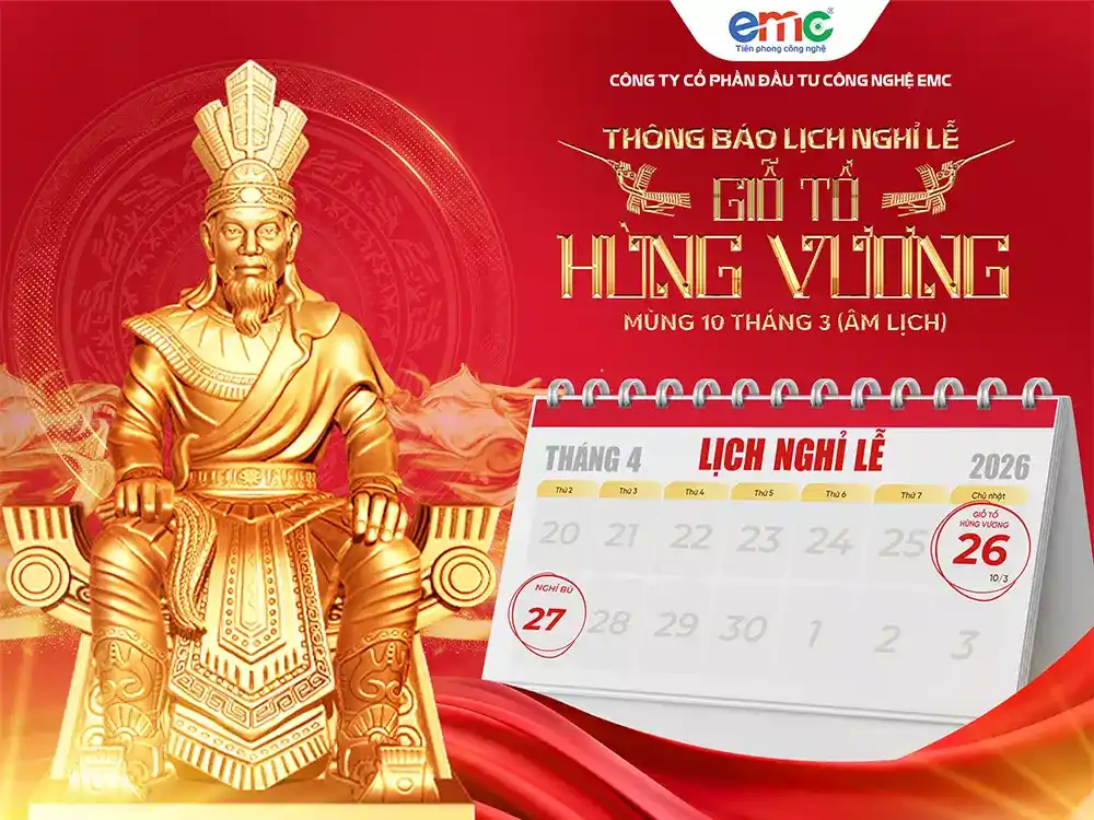 Thông Báo Lịch Nghỉ Giỗ Tổ Hùng Vương Năm 2026