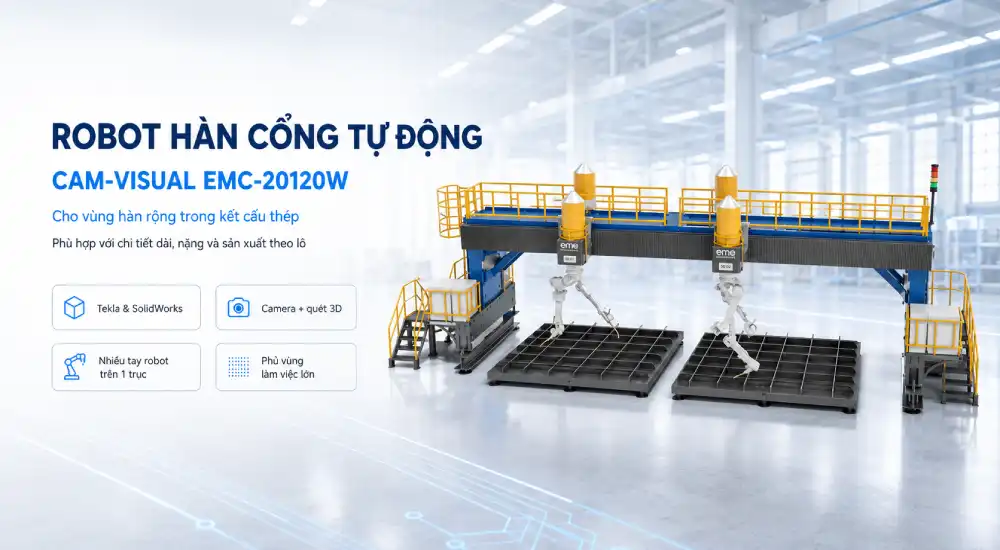 Robot Hàn Cổng Tự Động Cam-Visual EMC-20120W