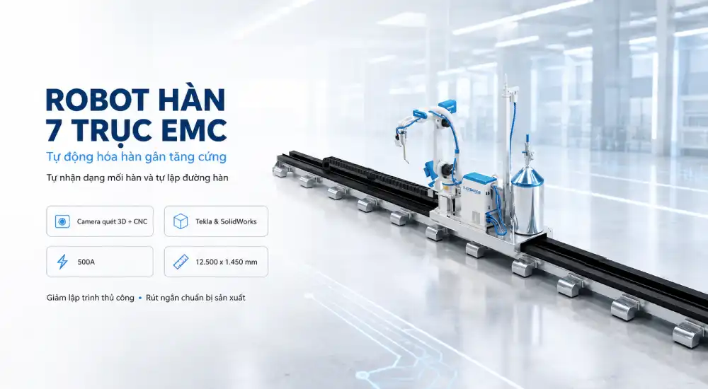 Robot Hàn Thông Minh 7 Trục EMC