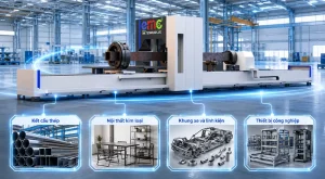 Ứng dụng máy cắt laser ống trong công nghiệp