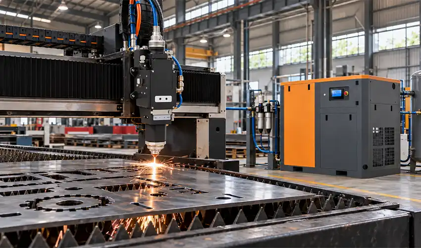 Cắt laser bằng khí nén
